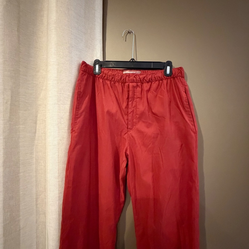 Weatherproof Performance Red Pants, Line Elastic waistband cuffs, Size Medium - Picture 6 of 15